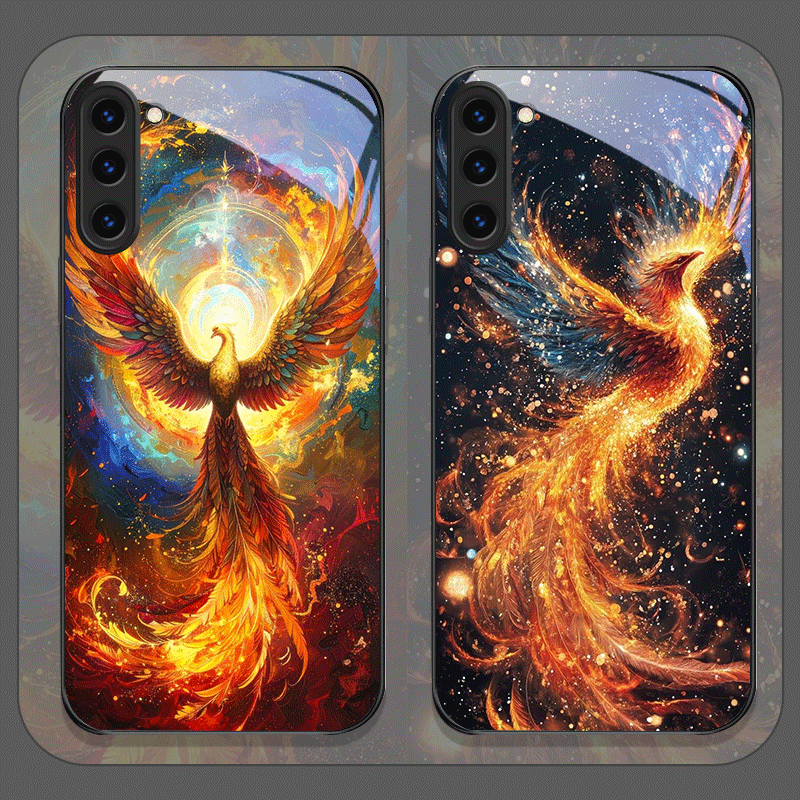 Samsung Galaxy S25 - Эстетический чехол для телефона из закаленного