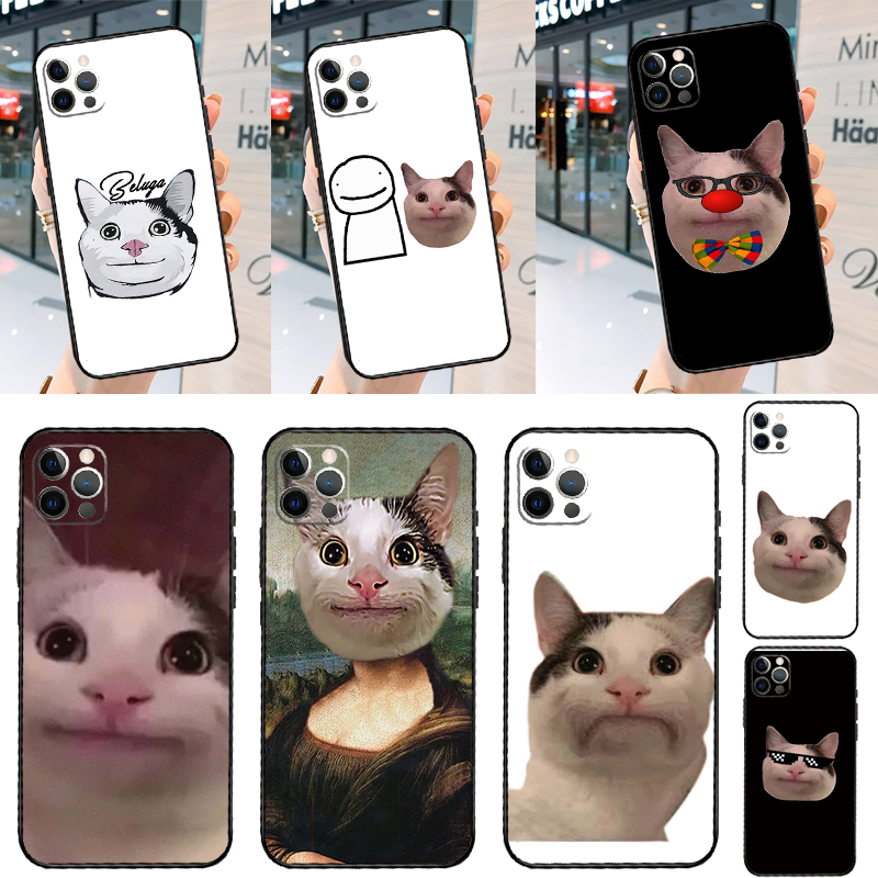 Oppo A78 - Чехол с мемом «Улыбающееся лицо белухи»