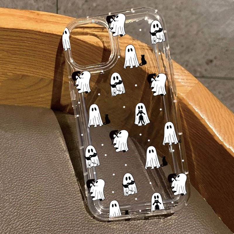 Apple Iphone 16 - Прозрачный чехол с принтом Western Halloween
